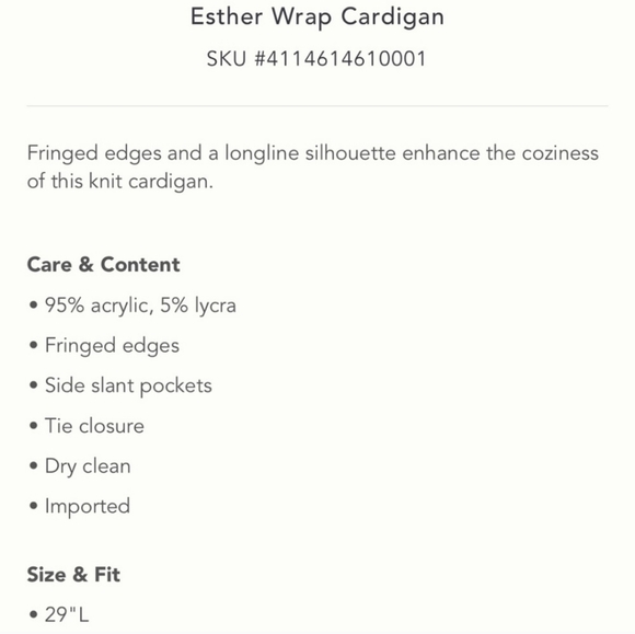 Anthropologie Moth Esther Southwest Fringe Sweater Cardigan, Size XS - Picture 4 of 9